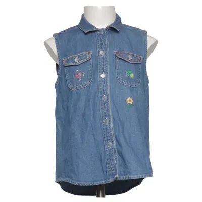 Gilet (Blauw, Meerkleurig) van Globetrotter Katoen