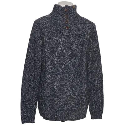 Sweater (Blue, White) from Campus 72 Acrylic, Cotton, Polyester, Wool