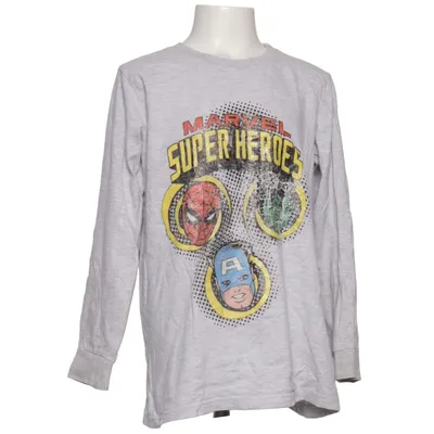 Langærmet t-shirt (Grå, Flerfarvet) fra Marvel Comics Bomuld, Polyester