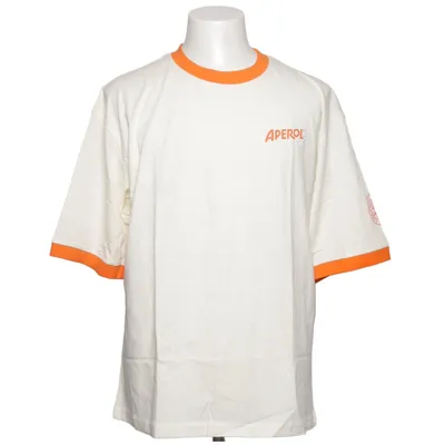 T-shirt (Vit, Orange) från Aperol Ekologisk bomull