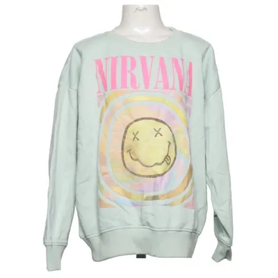 Sweatshirt (Green, Multicolored) from Nirvana Cotton, Polyester