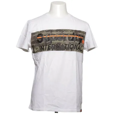 T-shirt (Vit, Flerfärgad) från Superdry Bomull, Polyester