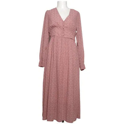 Robe longue (Rose, Rouge) de Neo Noir Polyester, Viscose