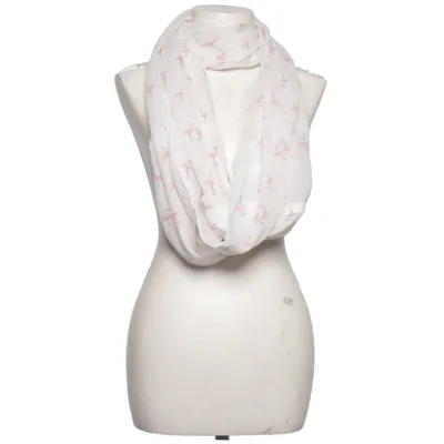 écharpe circulaire (Blanc, Rose) de Scarfs 4 You Polyester, Viscose