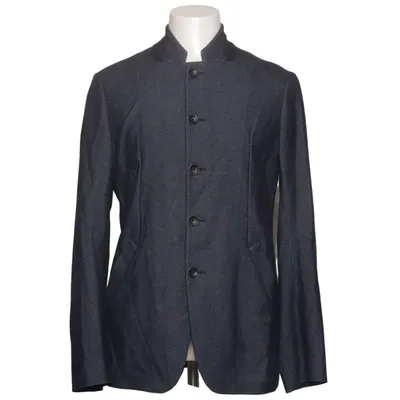 Blazer (Blauw) van Armani Collezioni Acetaat, Katoen, Elastaan, Polyamide, Polyester, Viscose