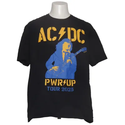 T-shirt (Noir, Jaune, Bleu) de ACDC Coton