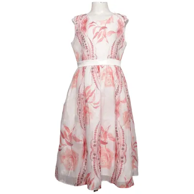 Blomsterpigekjole (Hvid, Rød) fra Happy Girls Polyester