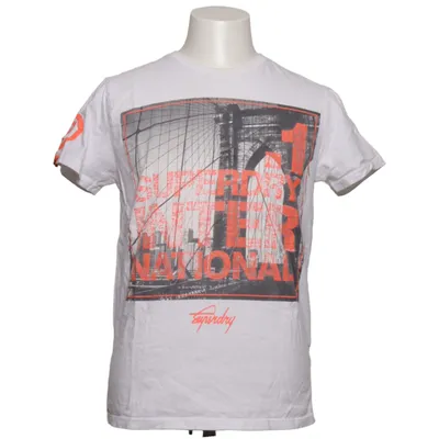 T-shirt (Vit, Röd, Svart) från Superdry Vintage Bomull
