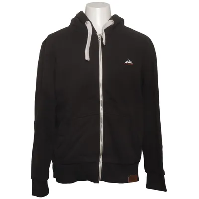 Hoodie (Black) from Grin & Bear Cotton, Elastane, Polyester
