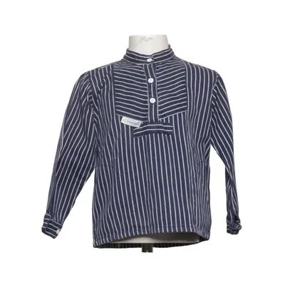 Henley shirt (Blue, White) from Sms Sima Cotton