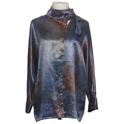 Shirt (Blue, Brown, Multicolored) from Tru Blouse Polyester