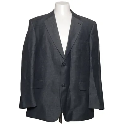 Blazer (Gray) from Digel Linen, Polyester, Viscose, Wool