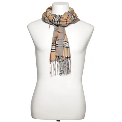 Scarf (Beige, Multicolored) from Cashmink Acrylic