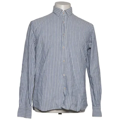 Chemise (Bleu, Blanc) de Aglini Coton