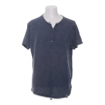 Henley shirt (Blue) from Roadsign Cotton, Polyester