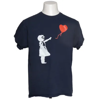 T-shirt (Blå, Röd, Vit) från Gildan Bomull