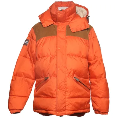 Winter jacket (Orange, Brown) from Napapijri Acrylic, Cotton
