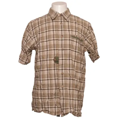 Chemise à manches courtes (Beige, Marron) de Os Trachten Coton