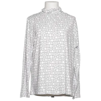 Turtleneck (White, Black) from Janina Elastane, Polyester