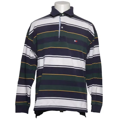 Rugbytröja (Blå, Grön, Vit) från Tommy Hilfiger Bomull