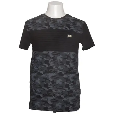 T-shirt (Black, Gray) from Leif Nelson Cotton, Elastane