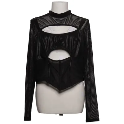 Crop top (Sort) fra Ann Summers Elastan, Polyester, Polyurethan