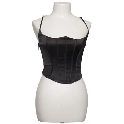 Corset (Gray) from Oh Polly Elastane, Polyester