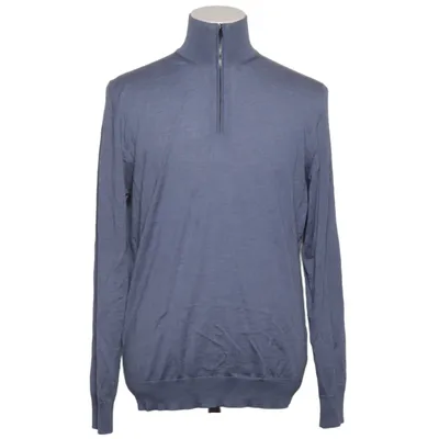 Pull-over (Bleu) de Luca Faloni Cachemire, Soie