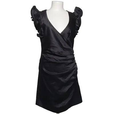 Dress (Black) from French Connection Acetate, Cotton, Polyester