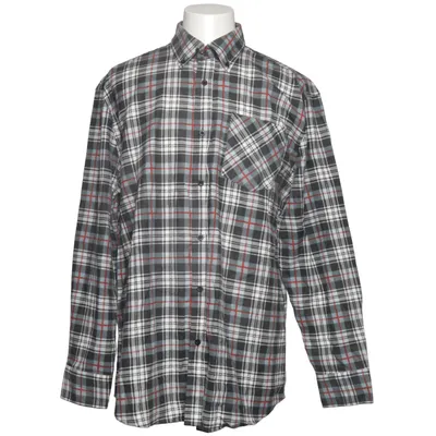 Flannel shirt (Gray, Red, White) from Portonova Cotton