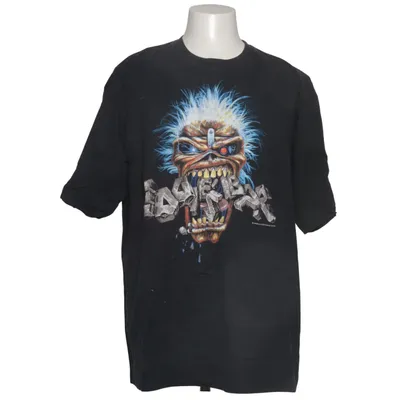 T-shirt (Sort, Flerfarvet) fra Kustom Kit Bomuld