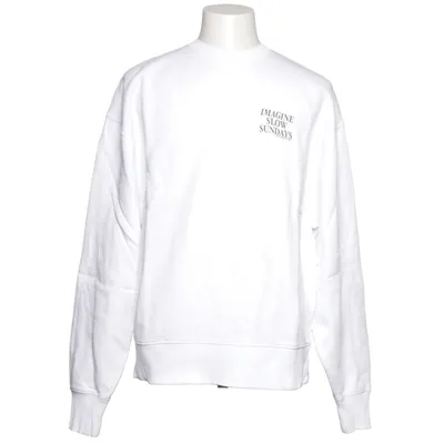 Collegetröja (Vit) från Hey Soho Ekologisk bomull, Återvunnen polyester