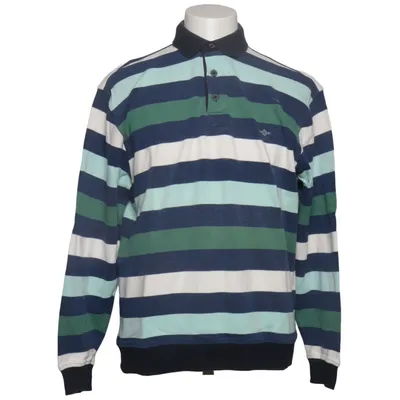 Rugby shirt (Blauw, Groen, Wit) van Baileys Katoen