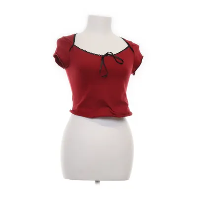 Crop top (Rood) van Romwe Elastaan, Polyester