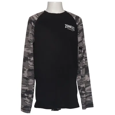 Långärmad t-shirt (Svart, Grön) från DWD Bomull