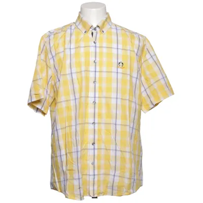 Chemise à manches courtes (Jaune, Blanc, Bleu) de Claudio Campione Coton