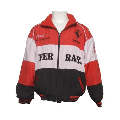Bomberjakke (Rød, Hvid, Sort) fra Ferrari