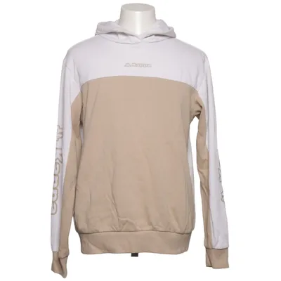 Hoodie (White, Beige) from Kappa Cotton, Polyester