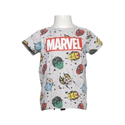 T-shirt (Gray, Multicolored) from Marvel Cotton, Polyester