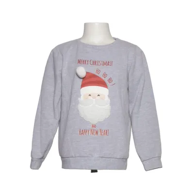 Julesweater (Grå, Flerfarvet) fra Merry Christmas Bomuld, Polyester