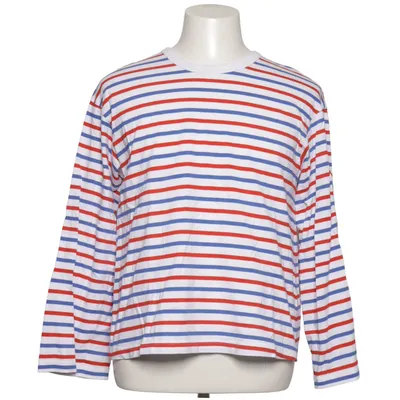 Langærmet t-shirt (Hvid, Blå, Rød) fra Arket
