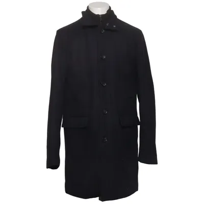 Coat (Blue) from Next Tailoring Polyester, Viscose, Wool