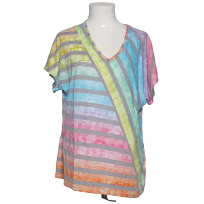 T-shirt (Gray, Multicolored) from Fiora Blue Polyester, Viscose