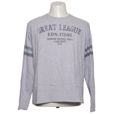 Long sleeve T-shirt (Gray, Multicolored) from Explosion Cotton, Viscose