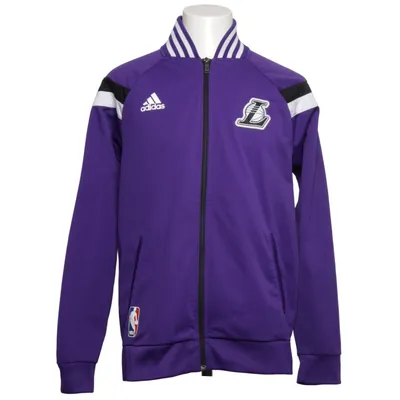 Træningsjakke (Lilla, Hvid, Sort) fra Adidas Polyester