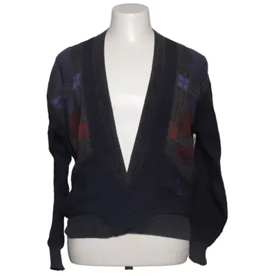 Cardigan (Blue, Multicolored) from Carlo Colucci Acrylic, Cotton, Polyester