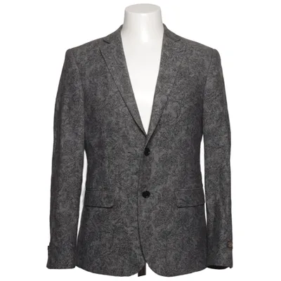 Blazer (Gray) from River Island Acetate, Acrylic, Polyamide, Polyester, Viscose, Wool