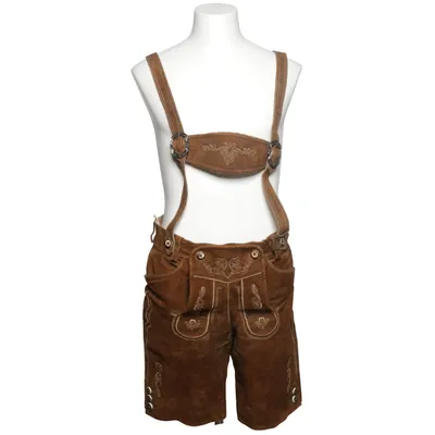 Lädershorts (Brun) från Country Maddox Bomull, Skinn