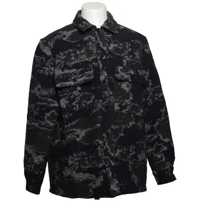 Skjortejakke (Sort, Grå, Hvid) fra COS Akryl, Bomuld, Polyamid, Polyester, Uld