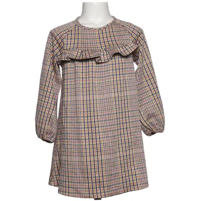 Kjole (Beige, Flerfarvet) fra Happy Girls Club Polyester, Viscose